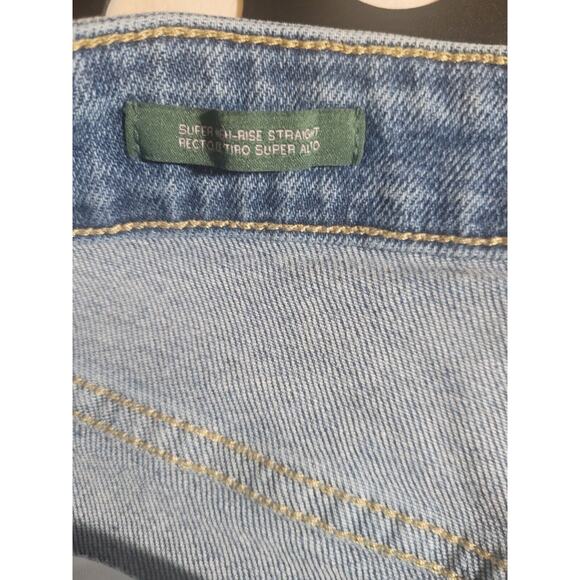 Wild‎ Fable Highest Rise Mom Jeans Women's Size 4 Blue Medium Wash Distressed - Picture 6 of 8